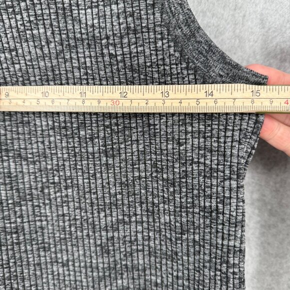 Athleta Womens Momentum Seamless Tank Size L Gray Heathered Stretch Active EUC - Picture 8 of 8